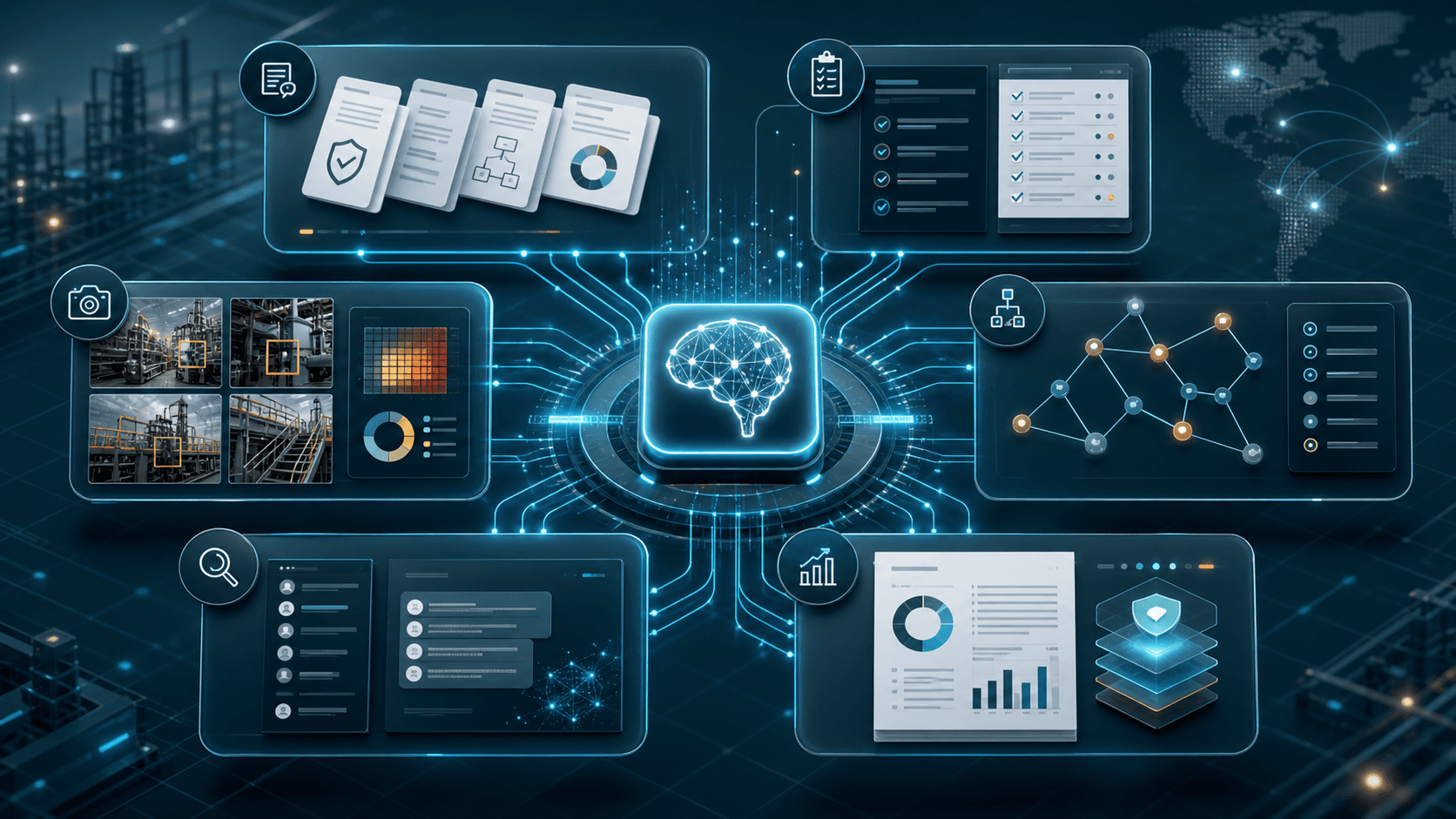 RiskSoft AI management systems assistant dashboard