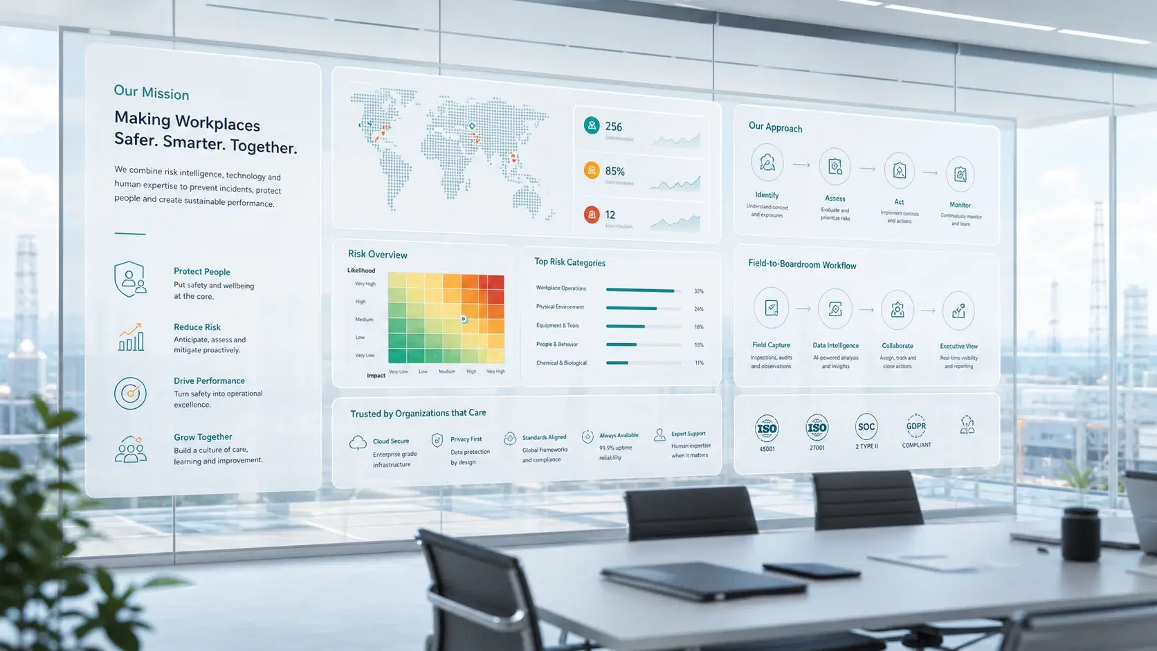 RiskSoft team and mission command visual